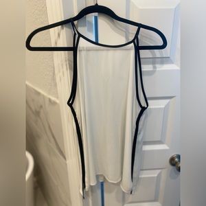 White and Black Top. Medium.